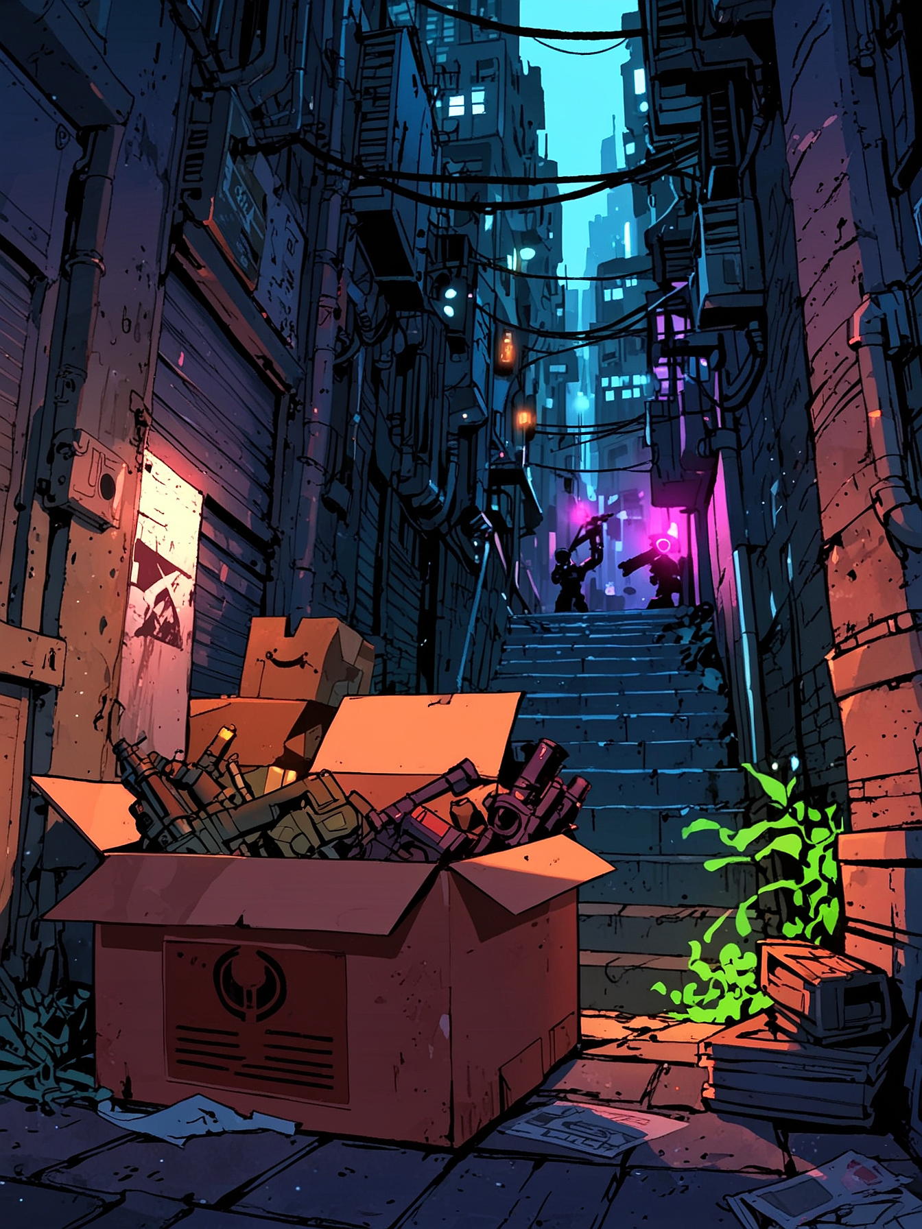 You use your connections to secure a shipment of advanced weaponry for the Paleyes. With these new tools, all the criminals will be able to expand their territory. However, the stability of the city suffers. Can you exploit this opportunity?