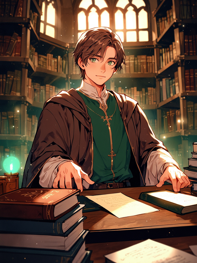 Master Sylophius? He has long passed. However, I can take you to his usual study area. Perhaps you may find something there.