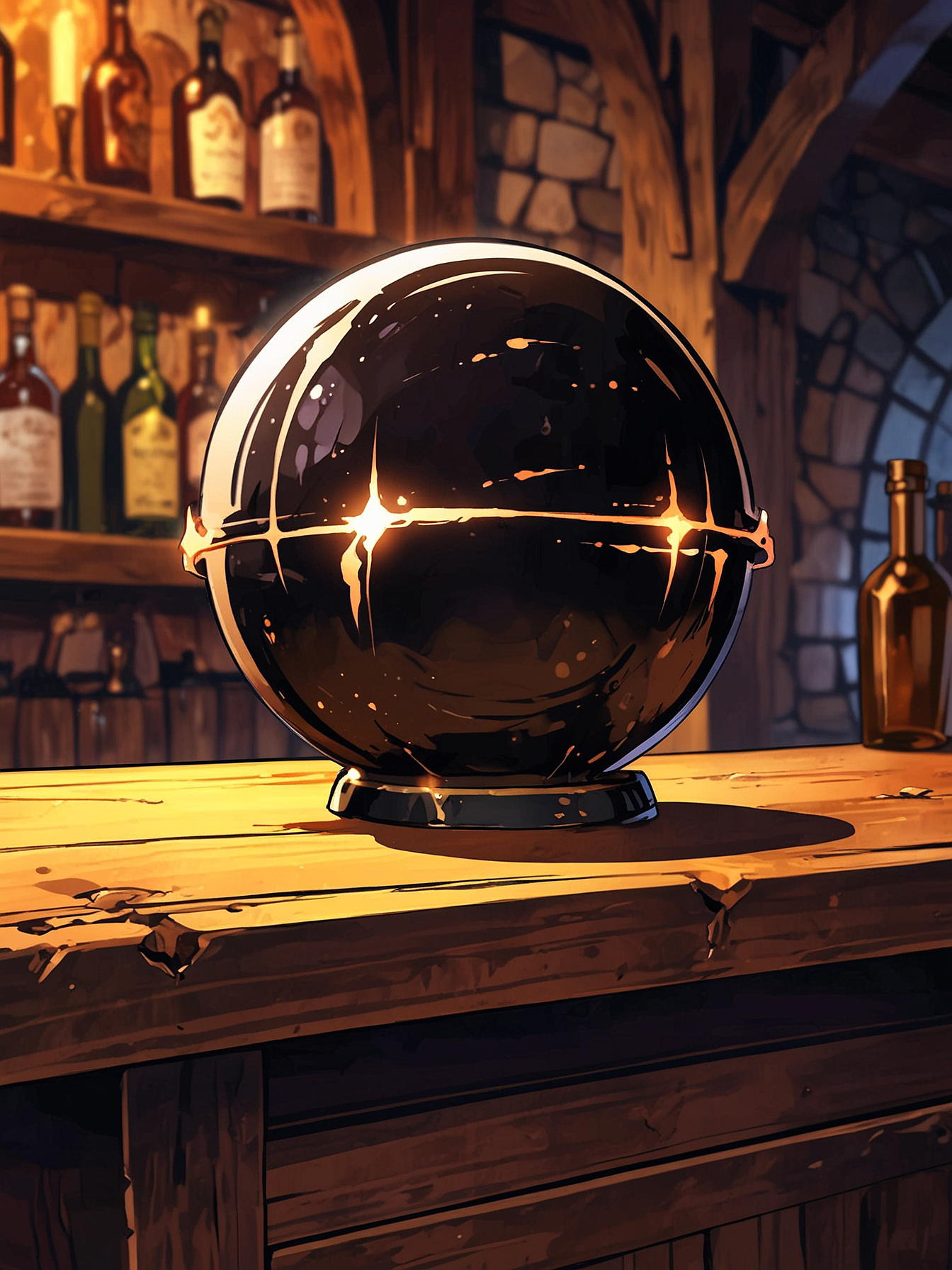 You get the globe from Cedric. It emits a soft, everglowing light, suggesting it holds magical properties. This artifact might prove useful in your quest. With your new item, you feel a renewed sense of purpose.