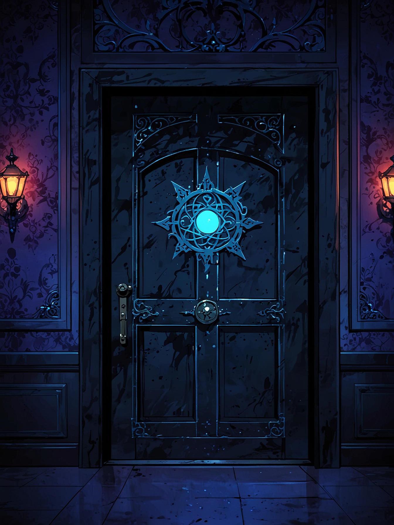 You investigate the door and discover it is magically sealed. No matter how hard you push or pull, it won't budge. It seems to be sealed by an enchantment that requires a special key or spell to open.