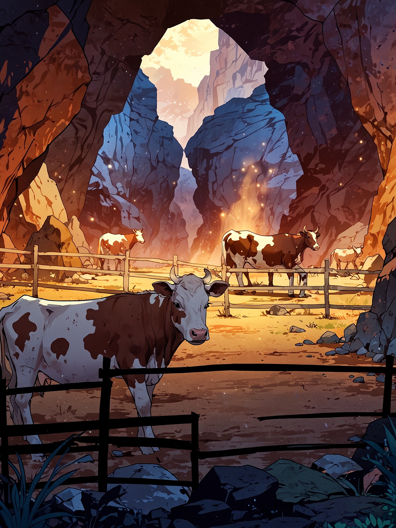 By following a narrow route that skirts the geysers' boiling water, you may access a cave that was previously concealed from view. Even though it is very small, there is a pen there that contains a variety of animals, including cows, goats, chickens, and even horses.