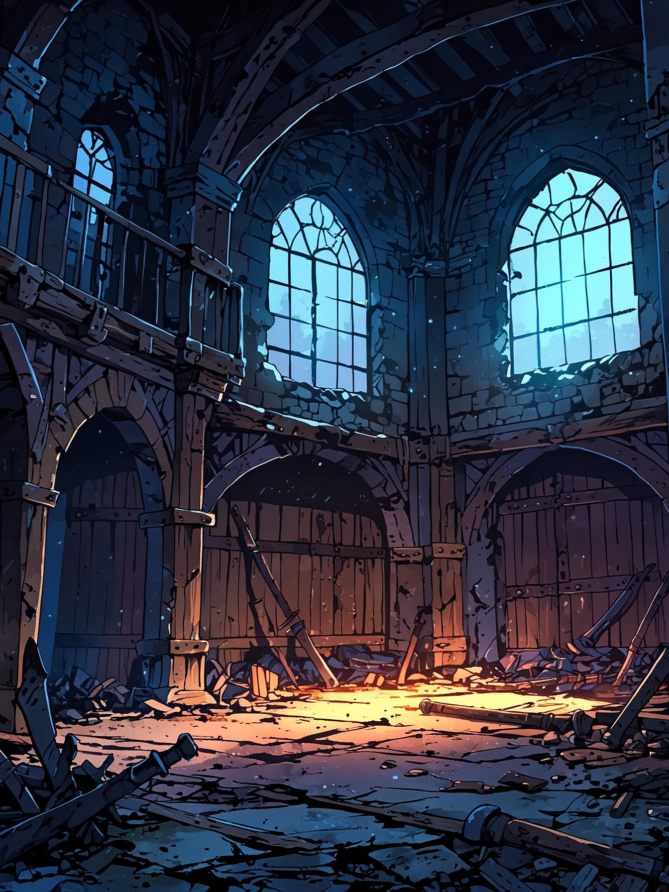 You eventually reach an old armory filled with armors and weapons. Your eyes catch glimpse of a great looking armor that appears to be intact. Apart from the dust that has gathered on it, the material--dwarven steel--looks impeccable. 