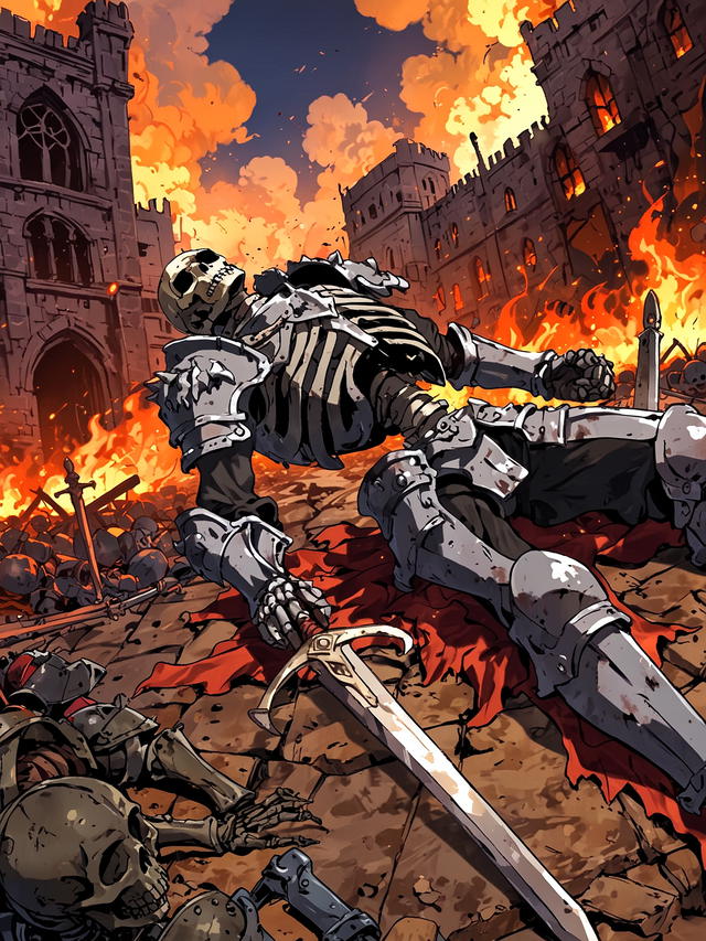 Your experience through Ayonia has hardened you, and as you quickly dispatch the Skeleton Knight, it is clear that your battle prowess has grown significantly. You continue onwards towards the Marketplace, where the fighting has evolved.