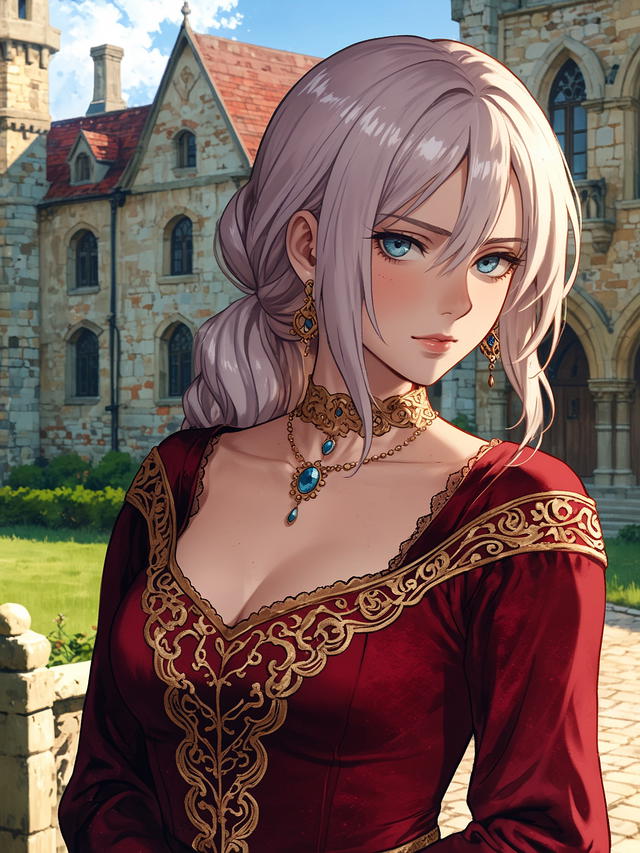 A pleasure to finally make your acquaintance, your majesty. My name is Eliza Hawthorne, and I am a baroness of Royston. My late husband, Boyar Hawthorne, has fallen to small pox two winters ago. I am at your service, should the need arise. 