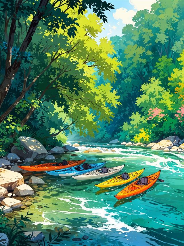 You decide to pause in your journey to absorb the beauty around you. The river's song mingles with the whispers of the wind, and nature's splendor envelops you in tranquility. You notice the waterfall ahead and decide to portage all your items around the waterfall.
