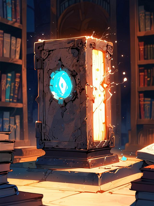 You step toward the flickering portal, ready to cross the threshold into whatever mysterious realm lies beyond. But right before you enter, a noise comes from inside the portal!