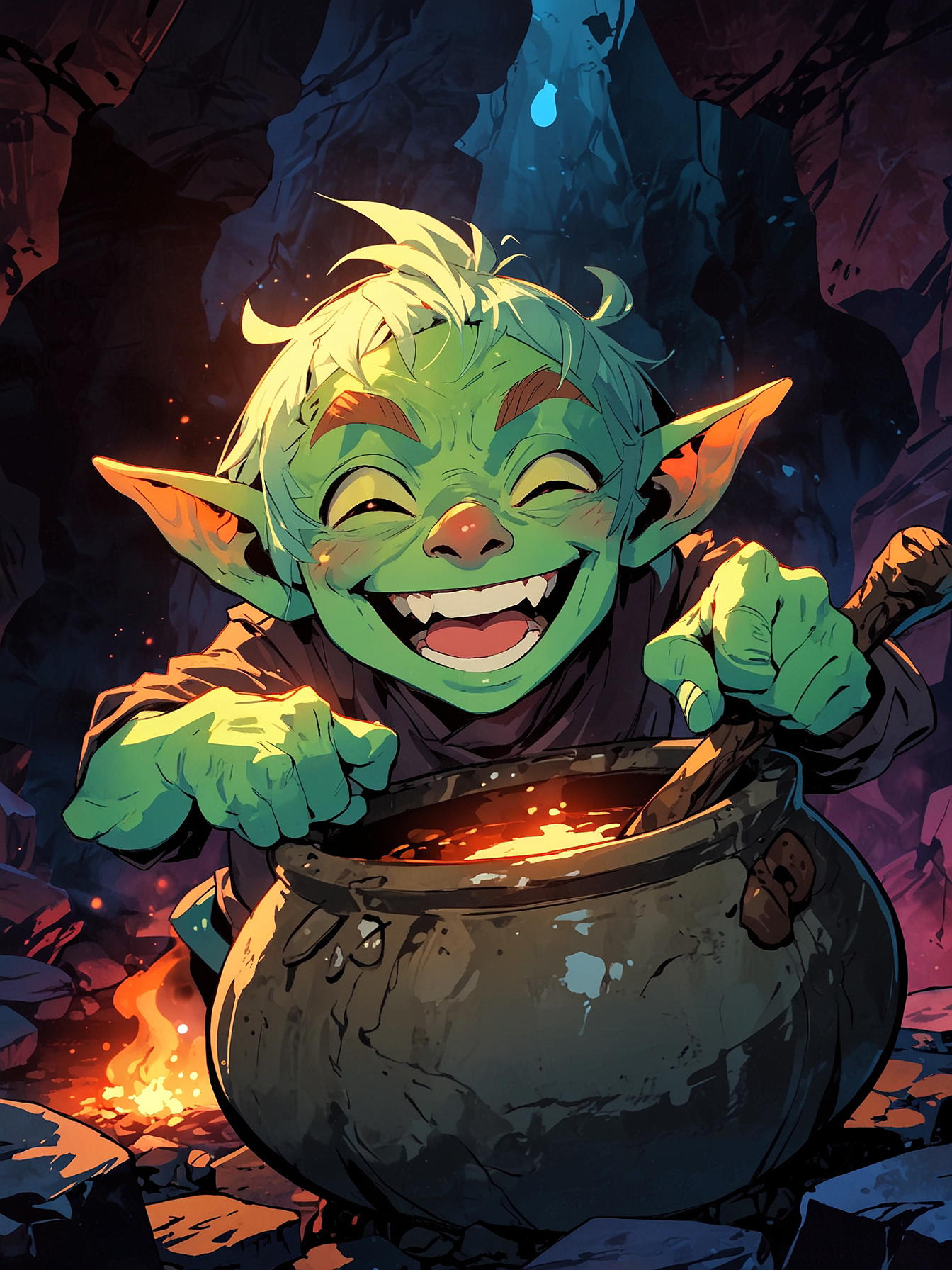 You raise your shield to defend yourself, but the goblin is too quick. The poisoned arrow strikes you, and within moments, you feel the poison coursing through your veins. Darkness overtakes you, and you succumb to the venom.