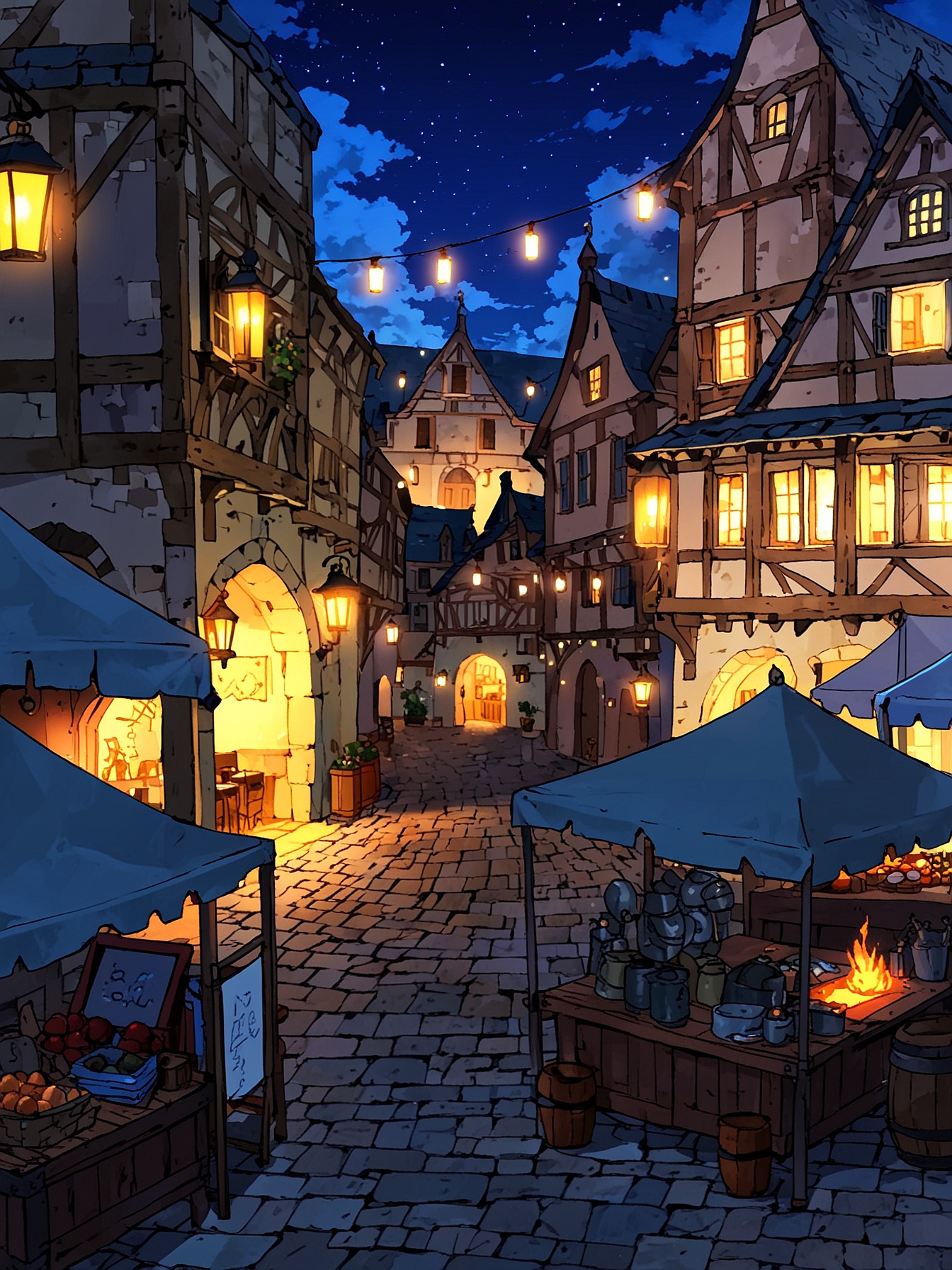 With the city as full as it is with tournament hopefuls, most of the inns are probably already full. Instead of wasting your time asking at every inn in the city, it might be best to set up camp outside the walls. Though that might not give you the most pleasant night of sleep.