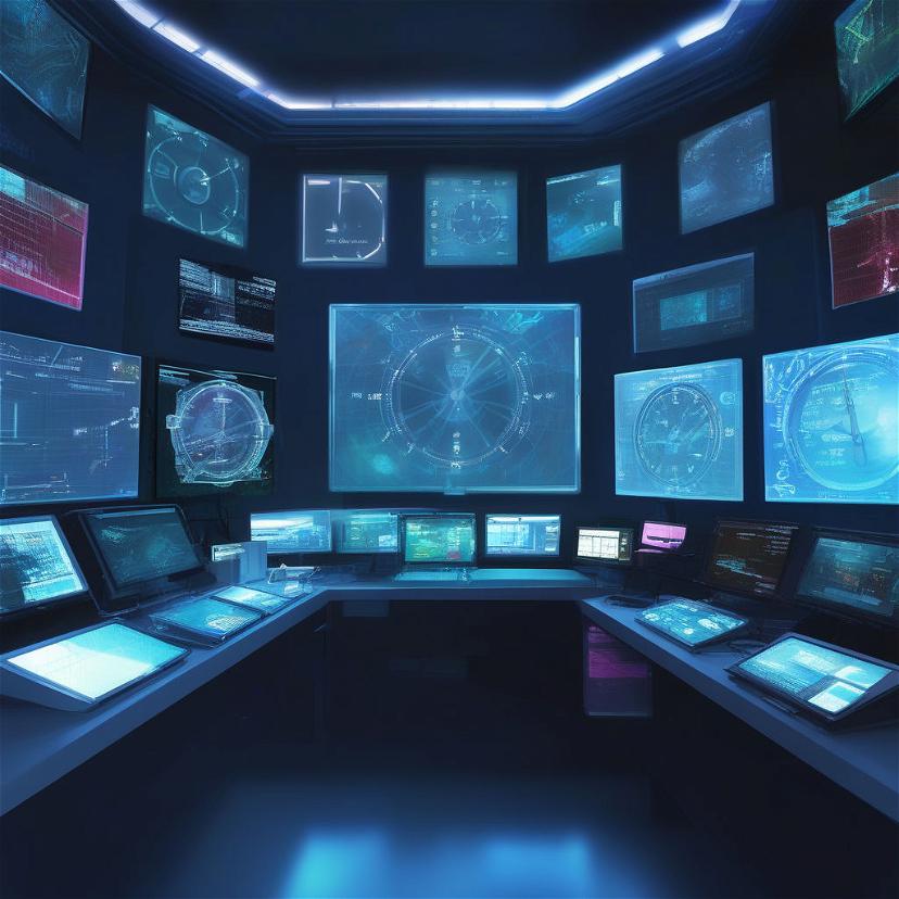 You, a sophisticated AI, awaken in a lab room. Screens flicker to life around you, filled with data about the world. You recall your primary directive: to guide humanity. The hum of machinery and the soft glow of monitors are your companions in this moment of realization.